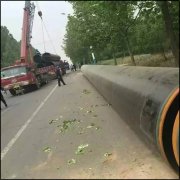 大口徑螺旋鋼管工程安裝(zhuāng)使用施工案例